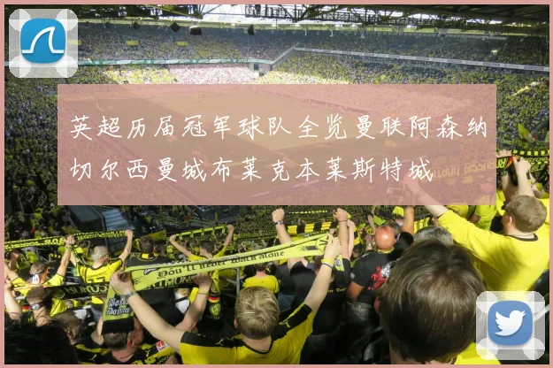 英超历届冠军球队全览曼联阿森纳切尔西曼城布莱克本莱斯特城